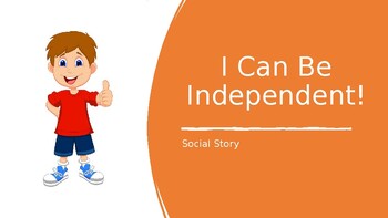 Preview of Social Story: Independence