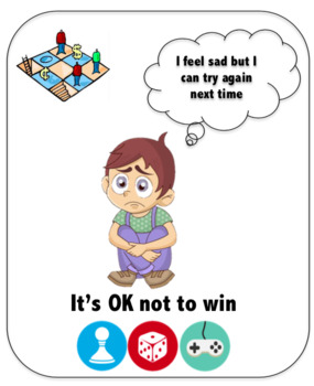 Preview of Social Story - It's OK not to win (boy)