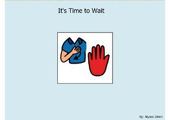 Preview of Social Narrative It's Time to Wait