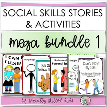 Preview of Social Skills Stories & Activities - MEGA BUNDLE 1 - 3rd-5th Grade or Ability