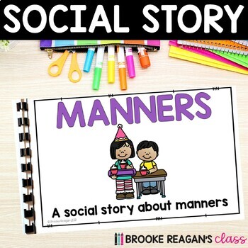 Preview of Social Story: Manners