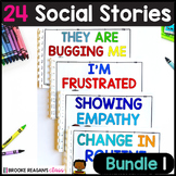 Social Story Bundle 1: 24 Social Stories {Half and Full Pa