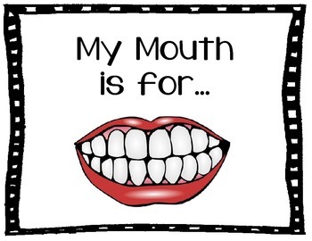 Preview of Social Story Mouth, Biting, Chewing ASD Autism