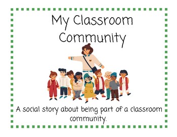 Preview of Social Story: My Classroom Community