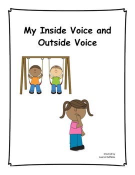 Preview of Social Story- My Inside Voice & Outside Voice