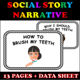 Social Story Narrative for Brushing Teeth with Visuals and