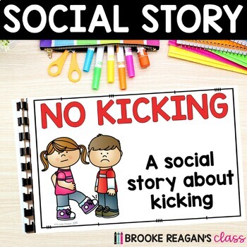 Preview of Social Story: No Kicking