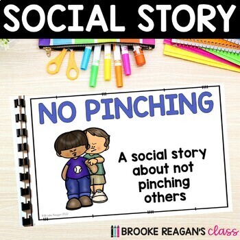 No pinching social story