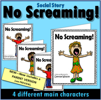 Preview of Social Story →   No Screaming!