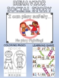 Social Story - No play fighting / rough housing