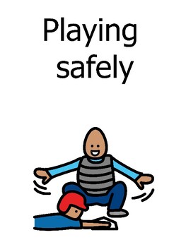 Preview of Social Story: Playing Safely - Football