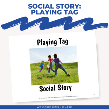 Preview of Social Story: Playing Tag
