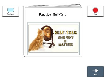 Preview of Social Story- Positive Self-Talk