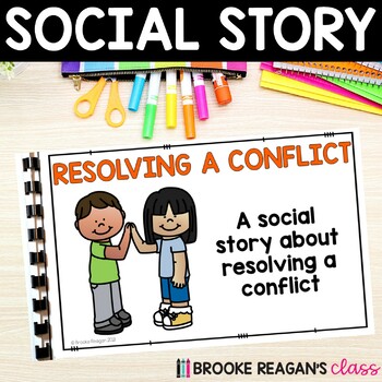Preview of Social Story: Resolving A Conflict