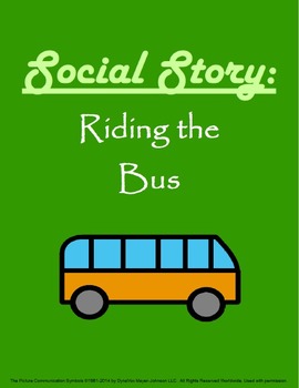Preview of Social Story: Riding the Bus