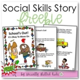 School's Out! | Social Skills Story | Freebie