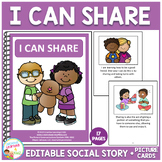 Social Story Sharing (Editable) Book Taking Turns Special 