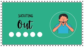 Preview of Social Story: Shouting Out 