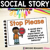 Social Story: Stopping a Behavior - Listening to Others