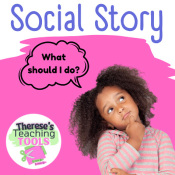 Preview of Social Story-Stop and Think Before You React