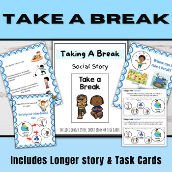 Preview of Social Story - Taking A Break