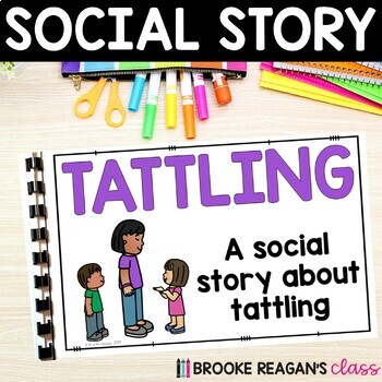 Preview of Social Story: Tattling