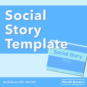 Preview of Social Story Template (EDITABLE)