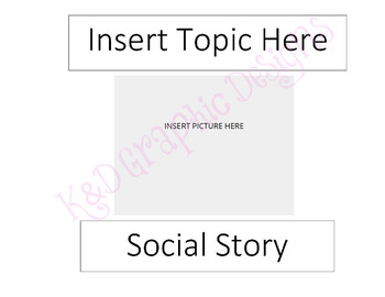 Preview of Social Story Template collection