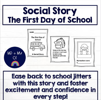 Preview of Social Story - The First Day of School