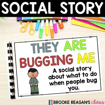 Preview of Social Story: They Are Bugging Me - Strategies When Annoyed By Others