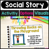 Social Story: Throwing Rocks on the Playground - Recess Rules