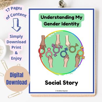 Preview of Social Story: Understanding My Gender Identity | Gender Sexuality Lesson