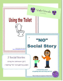 Social Story, Using the Bathroom & Hearing NO