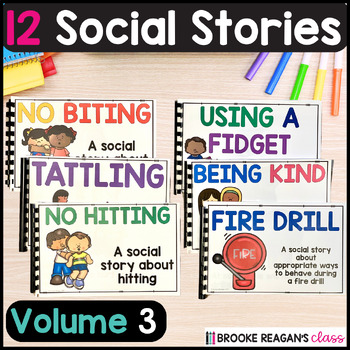 Preview of Social Story Volume 3: 12 Social Stories Teaching Appropriate Behavior