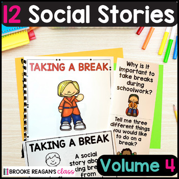 Preview of Social Story Volume 4: 12 Social Stories Teaching Appropriate Behavior