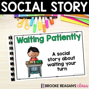 Preview of Social Story: Waiting Patiently