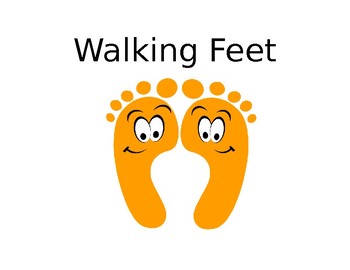 Preview of Social Story- Walking Feet, No Running