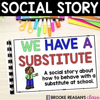 Preview of Social Story: We have a Substitute