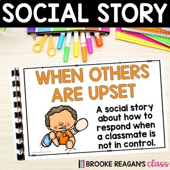 Preview of Social Story: When Others Are Upset {Planned Ignoring} Class Safety Plan