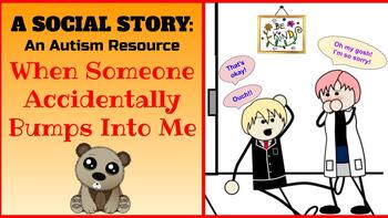 Preview of Social Story: When Someone Accidentally Bumps Into Me UPDATED (Autism, SEL)