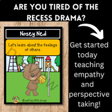 Tattling social story, replace nosey and bossy with empath