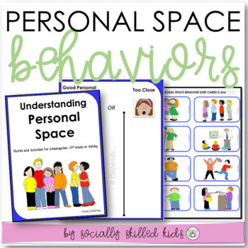 Preview of Personal Space - Activities and Social Skills Stories Differentiated for K-5th
