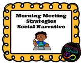 Social Story for Sensory Choices in Morning Meeting ***EDI