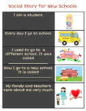 Social Story for Starting at a New School