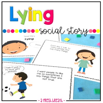 Preview of Social Story on Lying