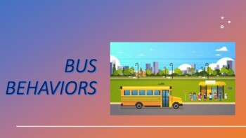 Preview of Social Story on Bus Behaviors