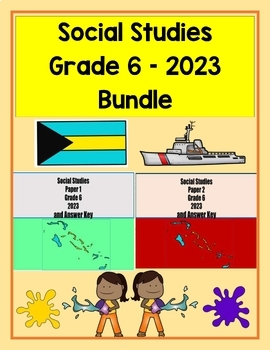 Preview of Social Studies 2023 GLAT grade 6 bundle