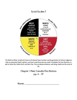Preview of Social Studies 7 Chapter 1 Booklet - Our Canada Compatible