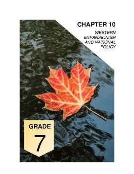 Preview of Alberta Social Studies 7: Chapter 10 Workbook Section