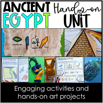 Preview of Social Studies Ancient Egypt History Unit Bundle 3rd, 4th, 5th Hands-on